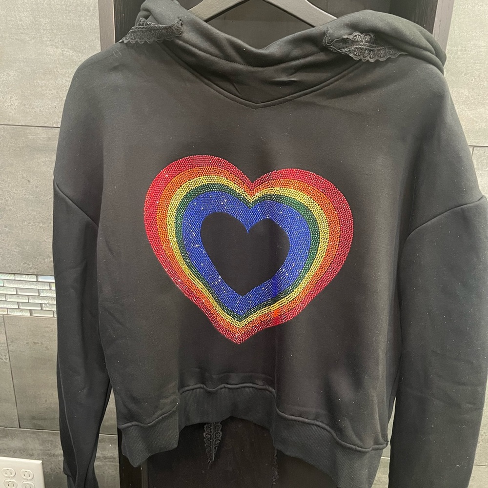 Millington Black Heart Sweatshirt